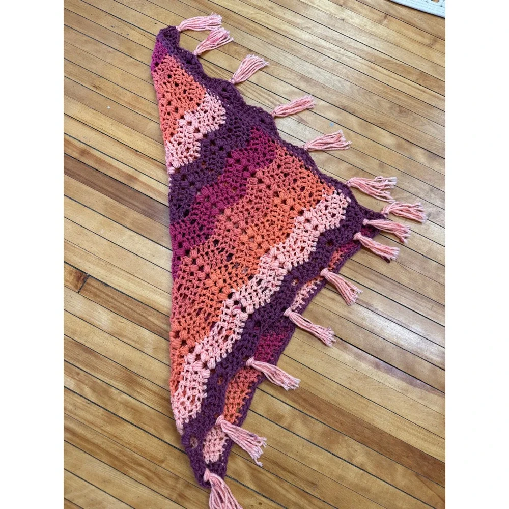 Crochet Granny‎ Blanket Scarf Shawl
